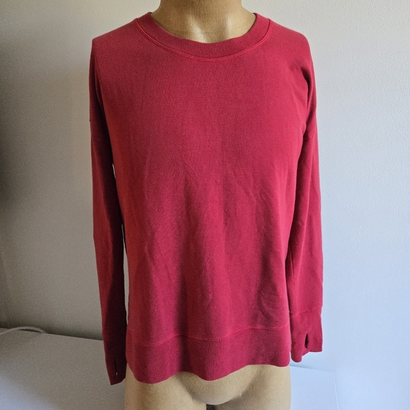 Athleta Red Crewneck Sweater - Picture 2 of 11